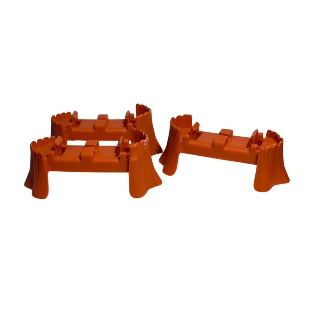 Thomas & Friends Tree Stump Bridge Support 2" Tall Mattel 2009 Gullane Set of 3